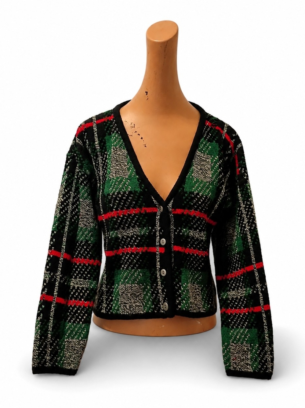 V-Neck Huntington Ridge Cardigan Sweater - Medium